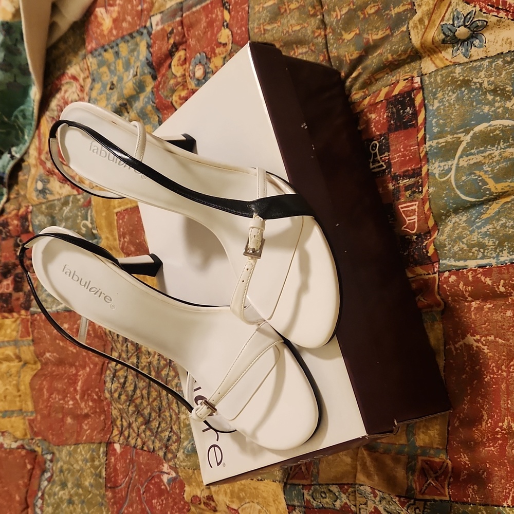 Black and White Heels